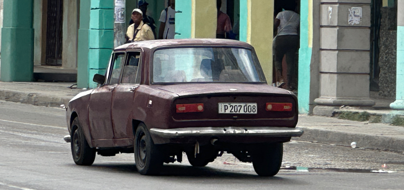 Alfa Romeo Berlina in Cuba taken by Colin McFadden